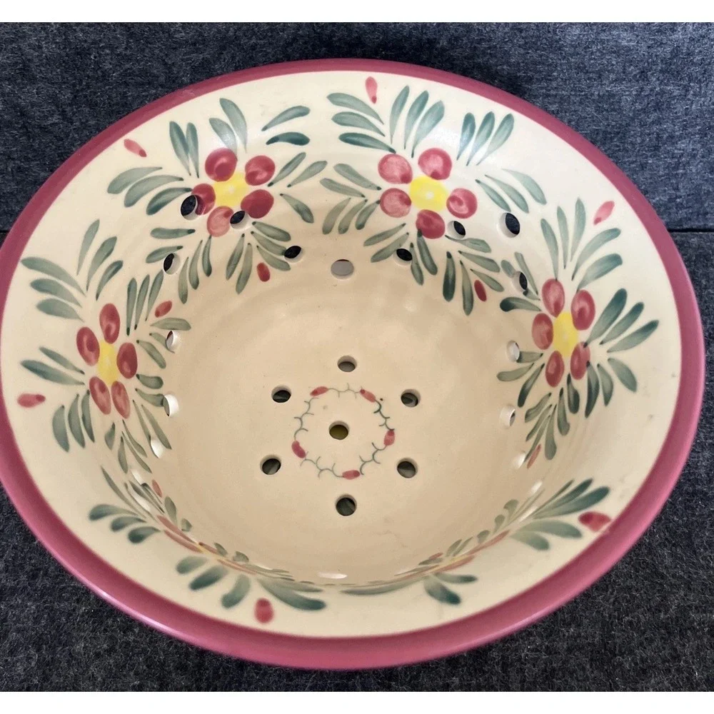 New Debco Pottery Folk Art Country Berry 8